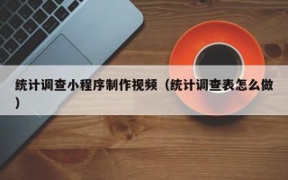 范县统计调查小程序制作视频（统计调查表怎么做）